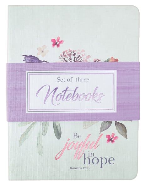 Notebook: Floral, Rejoice Collection (Set Of 3)