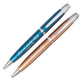 Pen Set: Mr & Mrs Gold & Blue