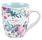 Ceramic Mugs (Set Of 4) 325ml: Floral, Rejoice Collection