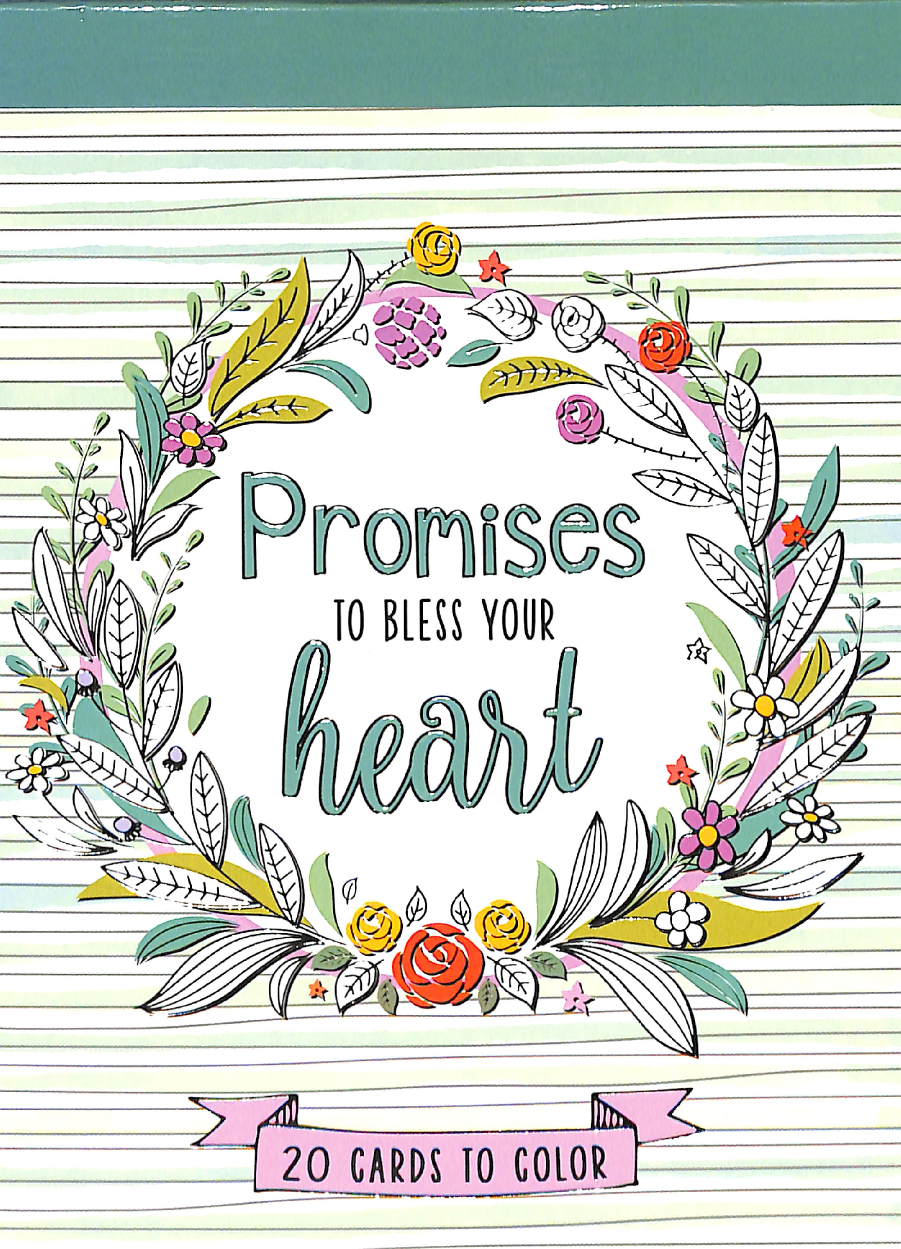 Adult Boxed Coloring Cards: Promises to Bless Your Heart
