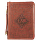 Bible Cover Classic Medium: Names of God, Dark Brown