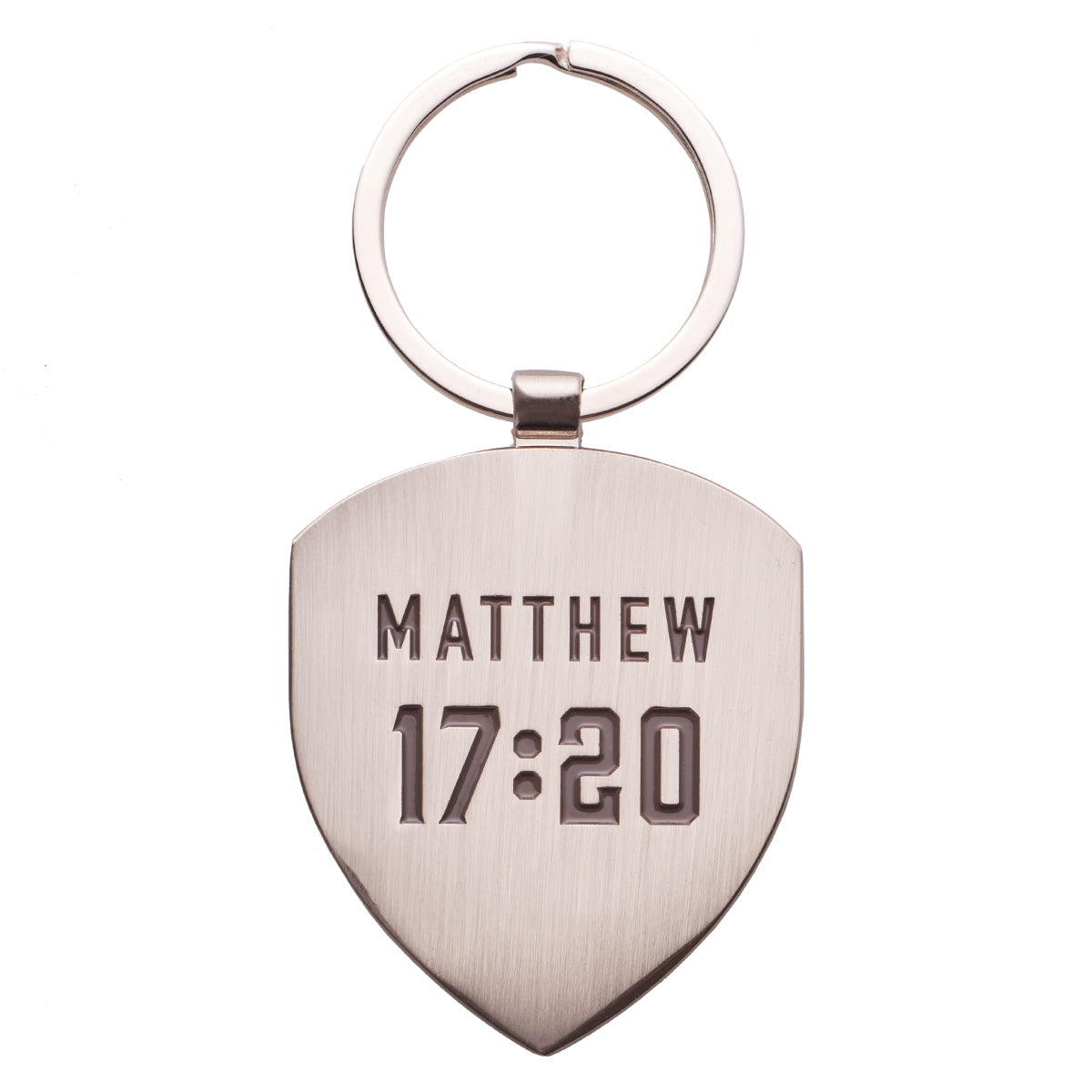 Metal Keyring: Faith - Matthew 17:20