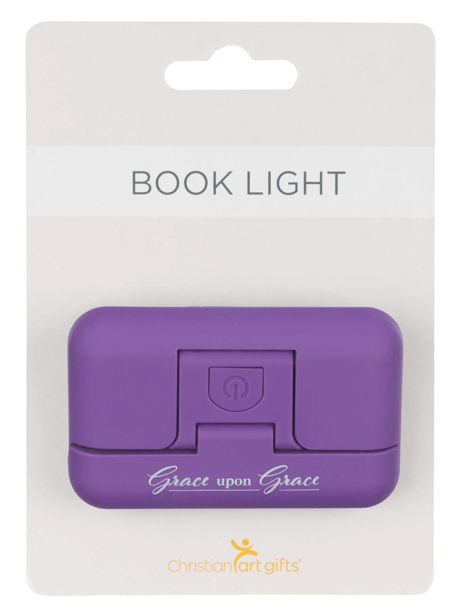 Pivoting Led Booklight: Grace Upon Grace, Purple
