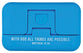 Pivoting Led Booklight: With God All Things Are Possible, Matt 19:26, Blue