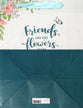 Gift Bag Large Portrait: You Are Loved, Floral Wreath White/Pink/Blue