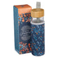 Water Bottle, Glass with Bamboo Lid and Sleeve (503 ml): Thankful Grateful Blessed, Hand Wash, Gift Boxed