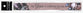 Magnetic Strip: My Grace is Sufficient Pink Floral (2 Cor. 12:9)