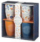Ceramic Mugs (Set Of 4) 355ml: Give Thanks, Blessed, Thankful, Grateful
