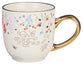 Ceramic Mug: Give Thanks, Topsy-Turvy Wildflower (355ml)