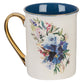 Ceramic Mug: Far More Precious Than Rubies, Proverbs 3:15, Navy Interior, Foil Accents (355 Ml)