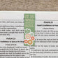 Bookmark Magnetic - Set of 6: It is Well With My Soul, Green/Orange