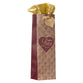 Gift Bag Bottle: With Love, Gold Accents