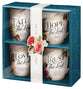 Ceramic Mugs (Set Of 4) 355ml: Hope & Trust Collection