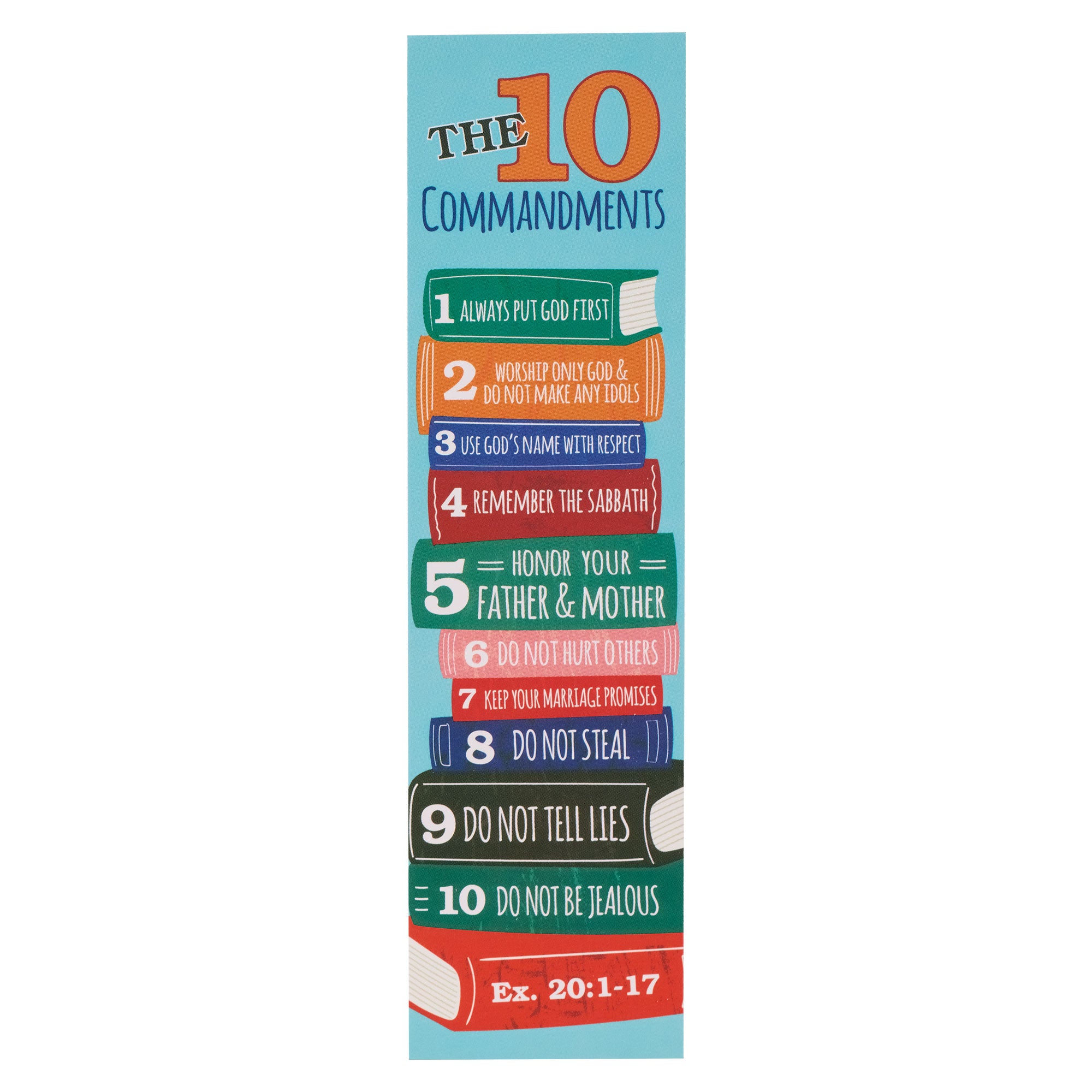 Bookmark 10 Pack: The 10 Commandments (Exodus 20: 1-17)