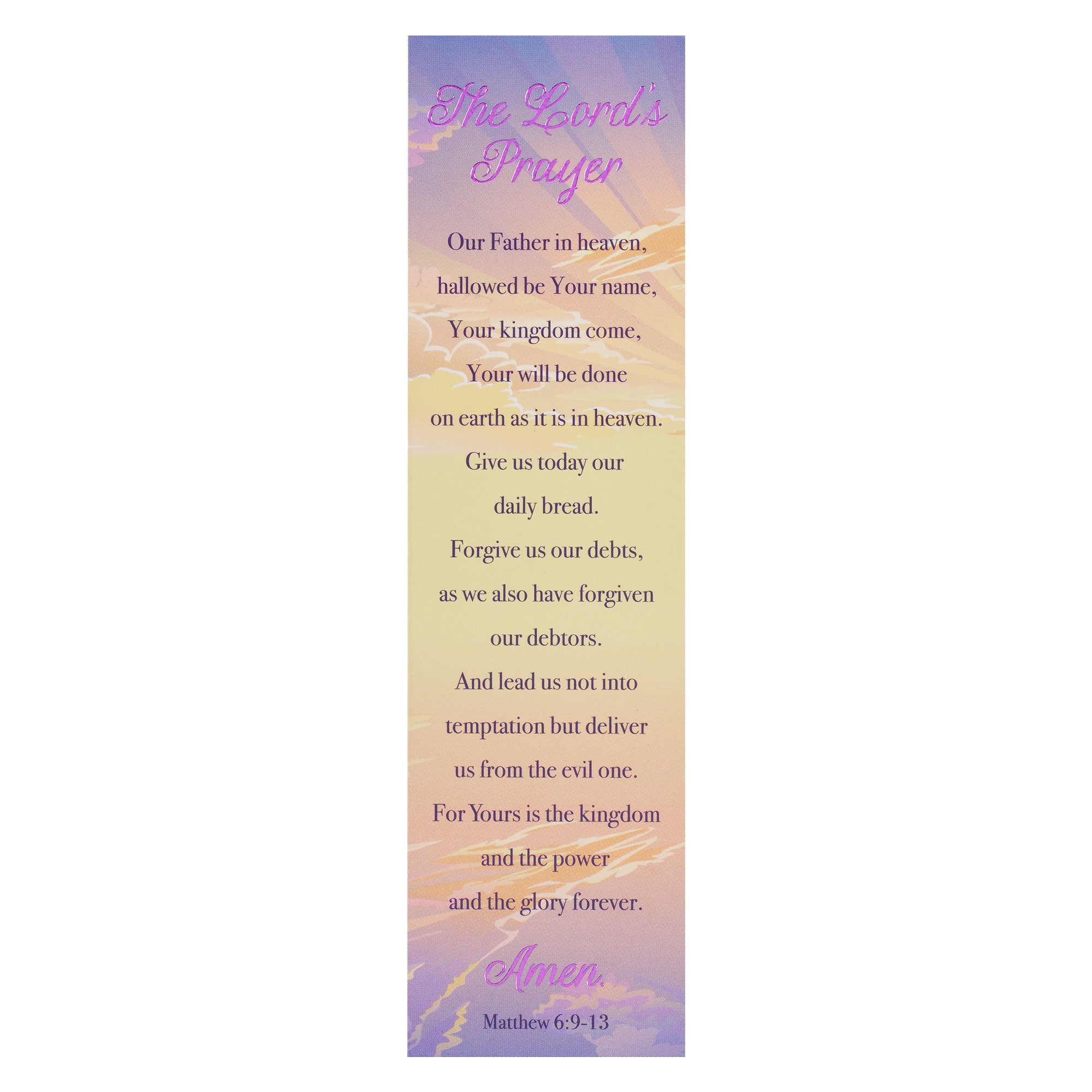 Bookmark 10 Pack: The Lord's Prayer (Matthew 6)