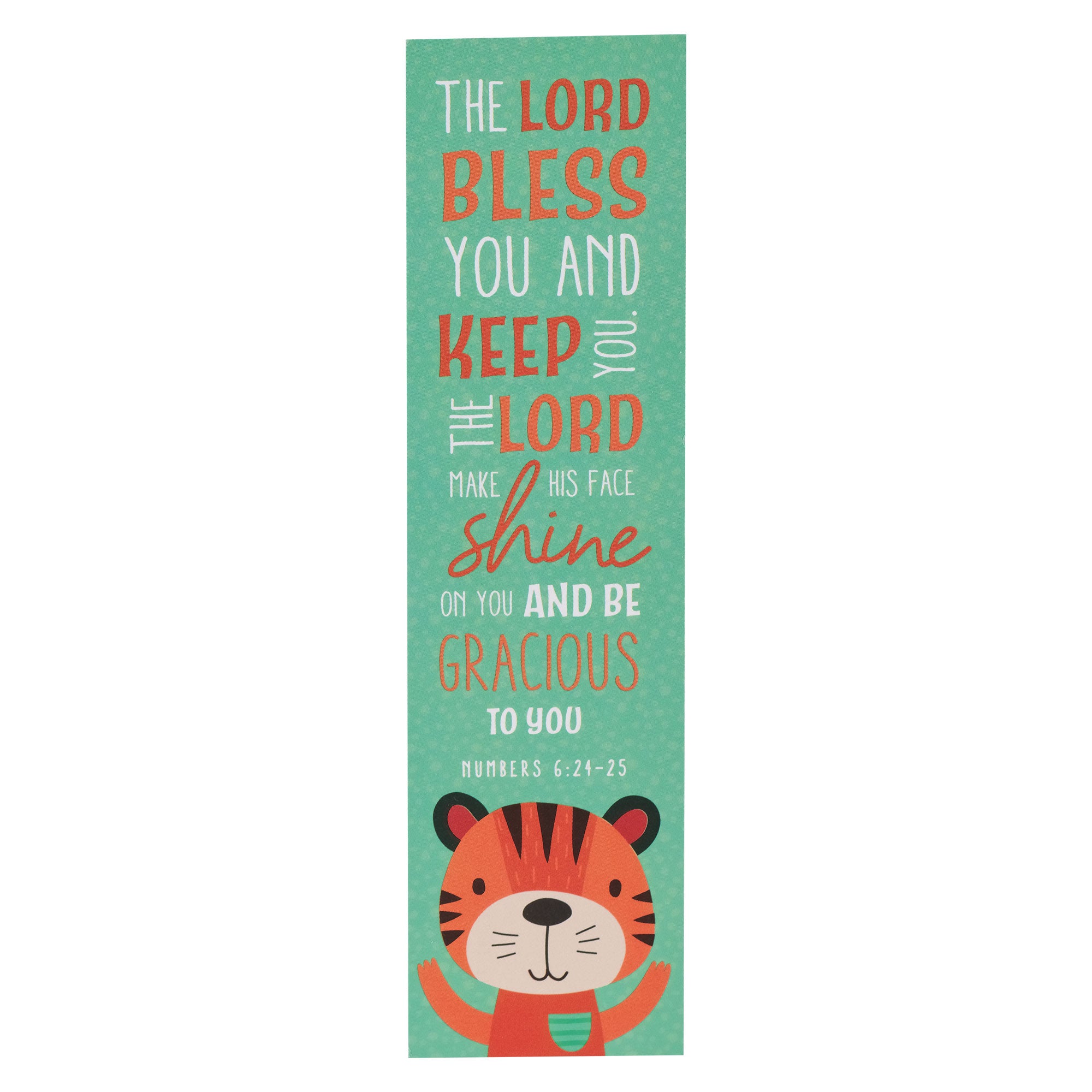 Bookmark 10 Pack: The Lord Bless You and Keep You, Tiger (Numbers 6: 24-25)