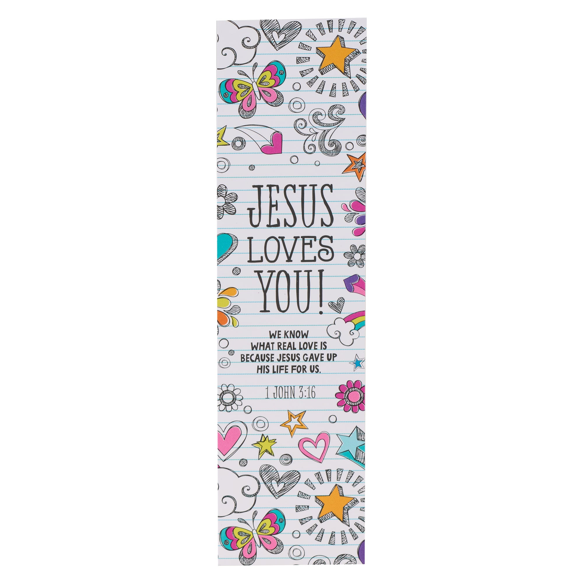 Bookmark 10 Pack: Jesus Love You! (1 John 3:16)