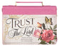 Bible Cover Medium: Trust in the Lord Pink Rose (Hope & Trust Collection)