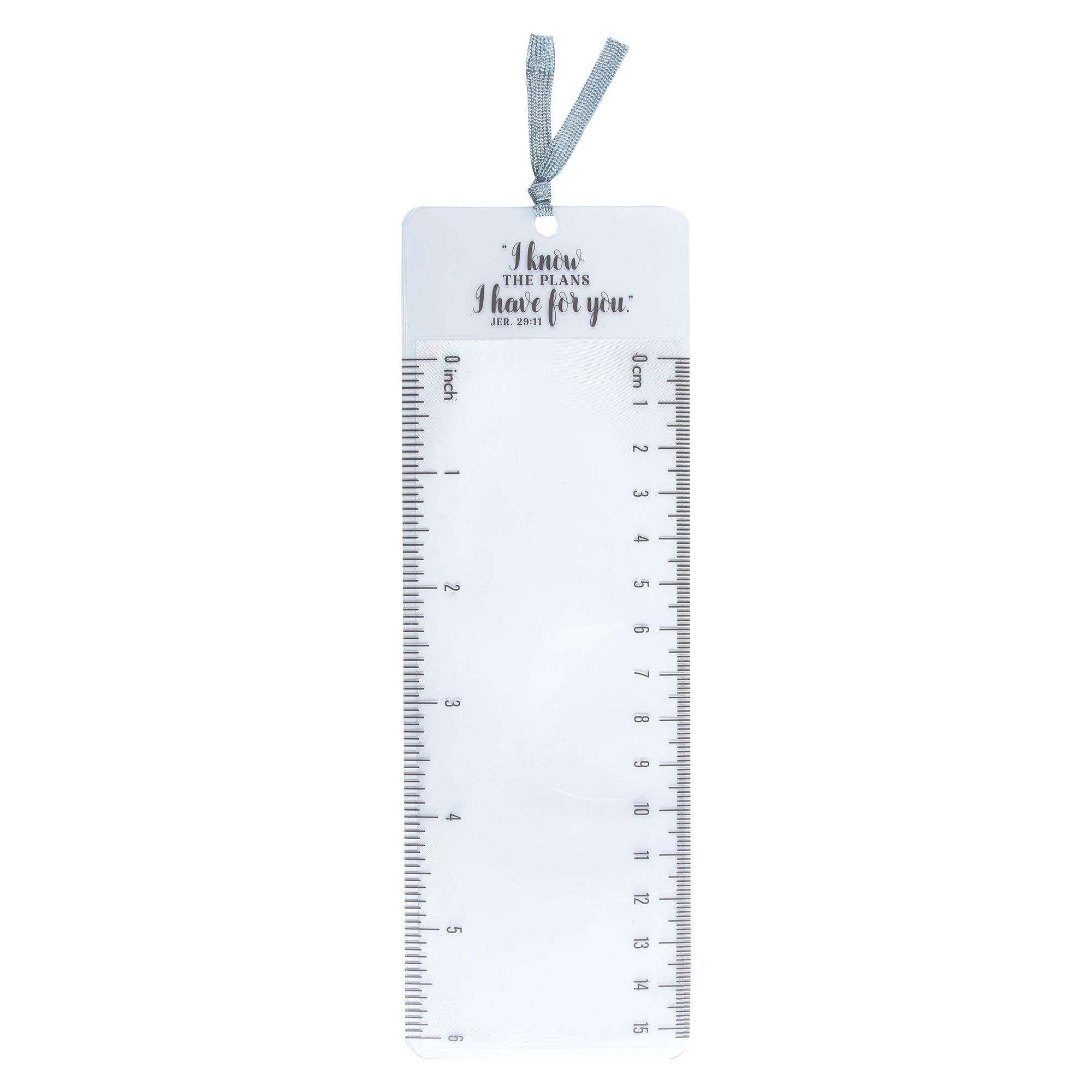 Magnifying Bookmark With Ribbon: I Know the Plans (Jer 29:11)