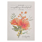 Notepad: He Has Made Everything Beautiful in Its Time Orange Flowers (Ecc. 3:11)