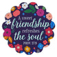 Die-Cut Magnet: A Sweet Friendship Refreshes the Soul, Floral (Proverbs 27:9)