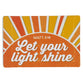 Die-Cut Magnet: Let Your Light Shine, Sunbeams (Matthew 5:16)