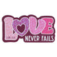 Die-Cut Magnet: Love Never Fails (1 Cor. 13:8)
