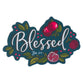 Die-Cut Magnet: Blessed, Pomegranates (Jer 17:7)