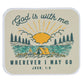 Die-Cut Magnet: God is With Me, Tent in the Forest (Joshua 1:9)