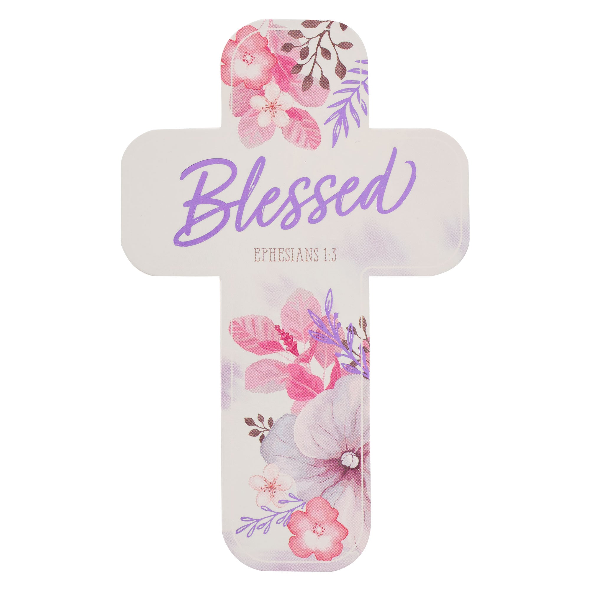 Bookmark Cross-Shaped: Blessed