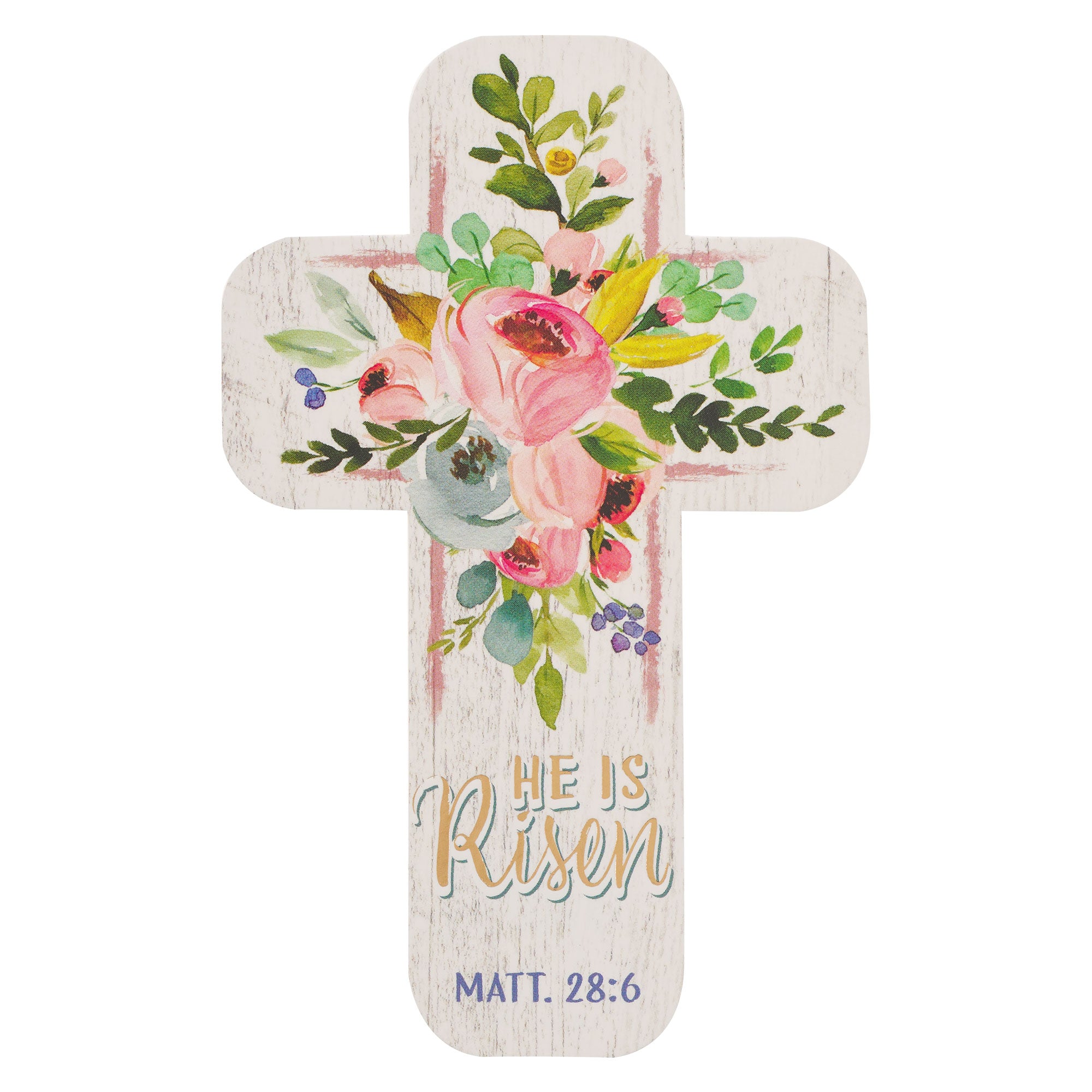 Bookmark Cross-Shaped: He is Risen (Mattew 28:6)