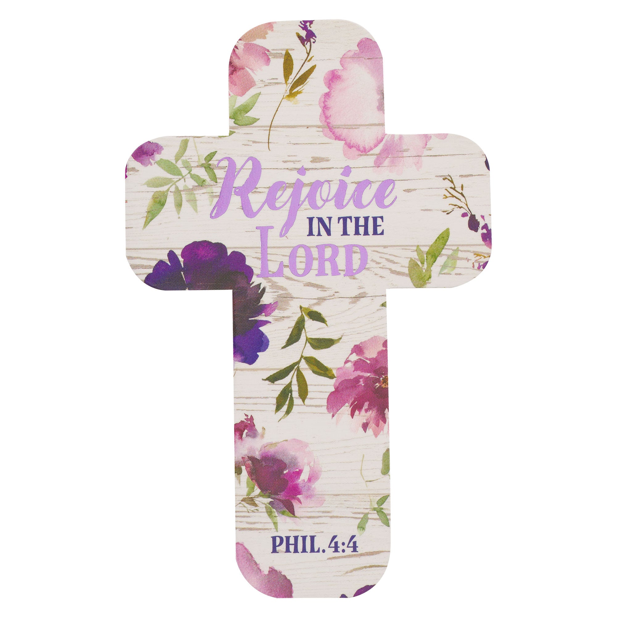 Bookmark Cross-Shaped: Rejoice in the Lord (Phil 4:4)