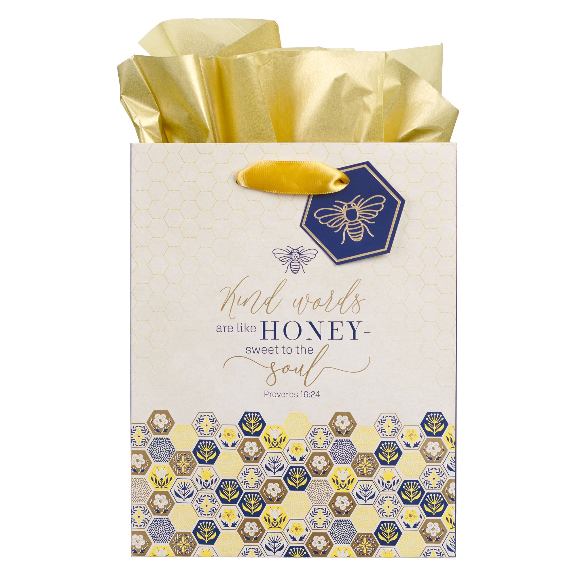 Gift Bag Medium: Kind Words, Prov. 16:24, Kindness is Like Honey
