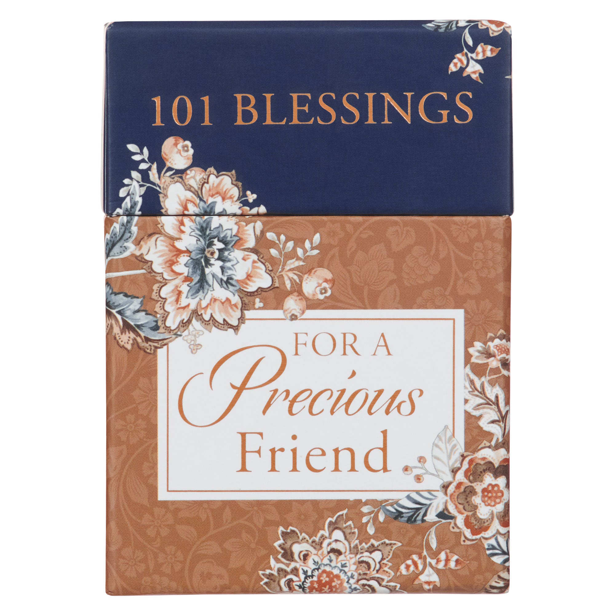 Box of Blessings: For A Precious Friend, Navy/brown/floral