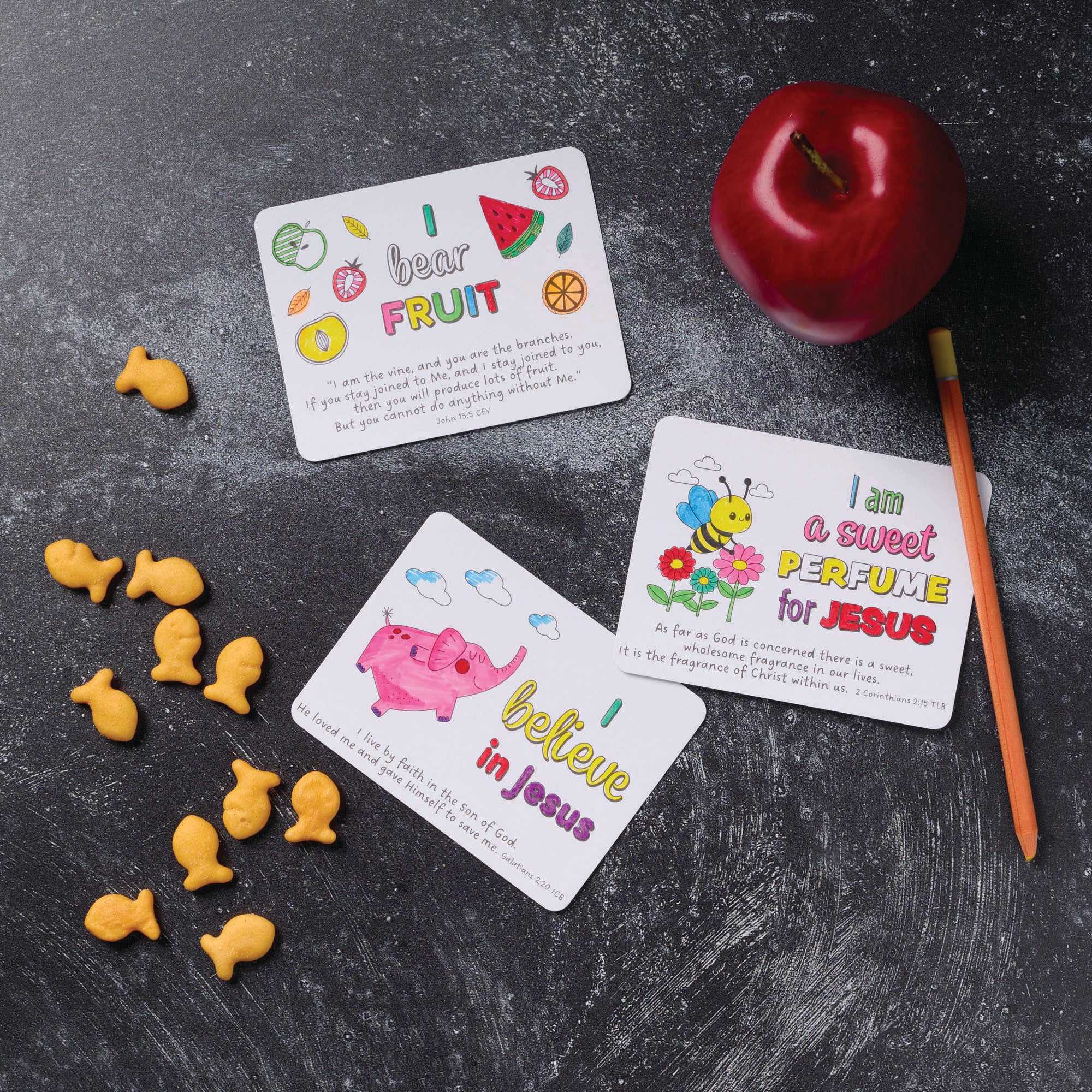 Children's Boxed Coloring Cards: Jesus Loves Me...and other things the Bible says about me