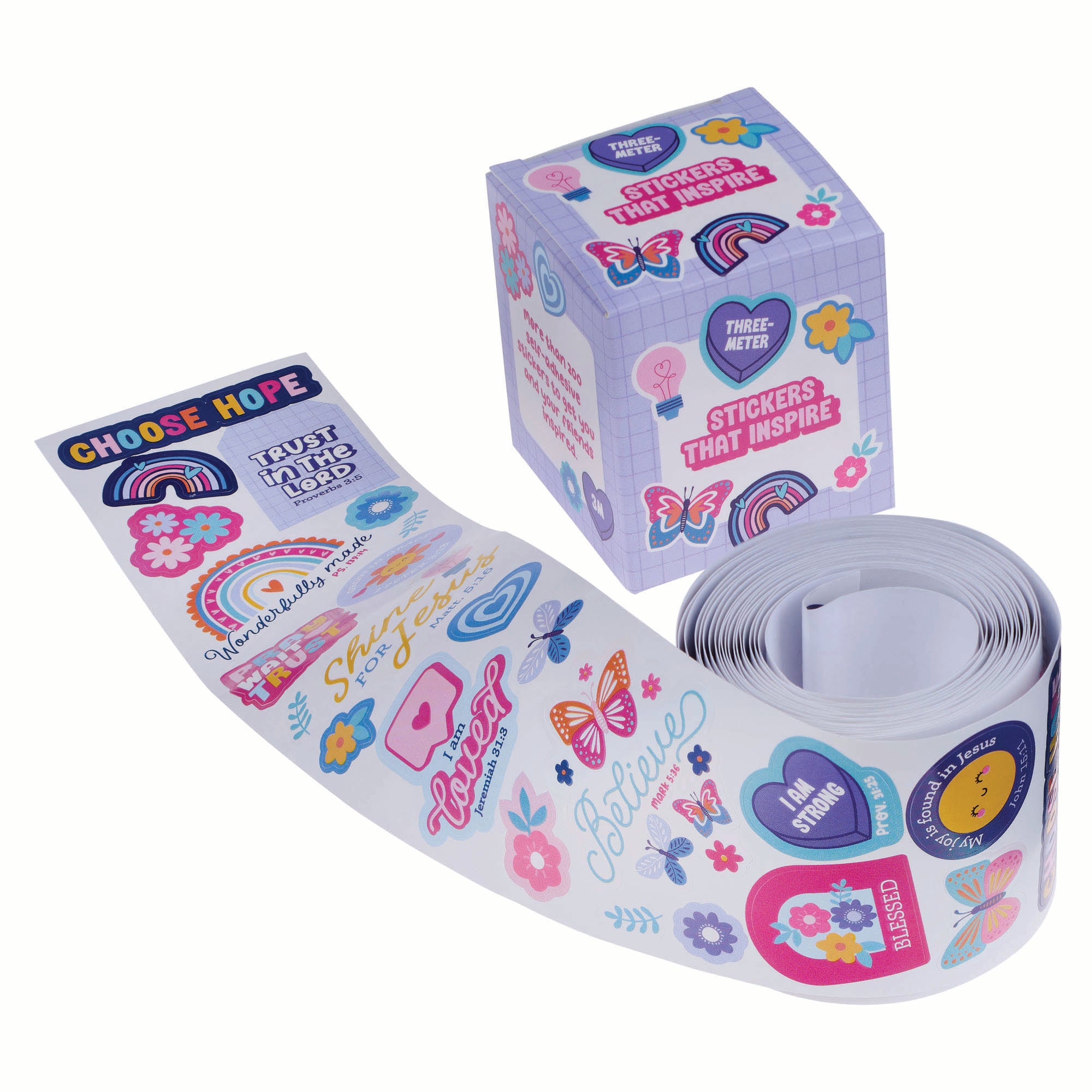 Sticker Roll: Shine for Jesus (Stickers for Girls Collection) 200+ mini stickers