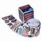Sticker Roll: Be Strong & Courageous, Joshua 1:9 (Be Brave, Space Collection) 200+ mini stickers