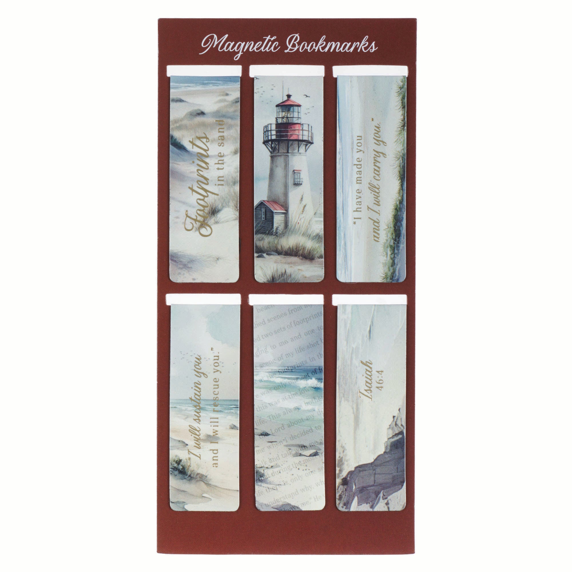 Magnetic Bookmark (Set or 6): Lighthouse Collection