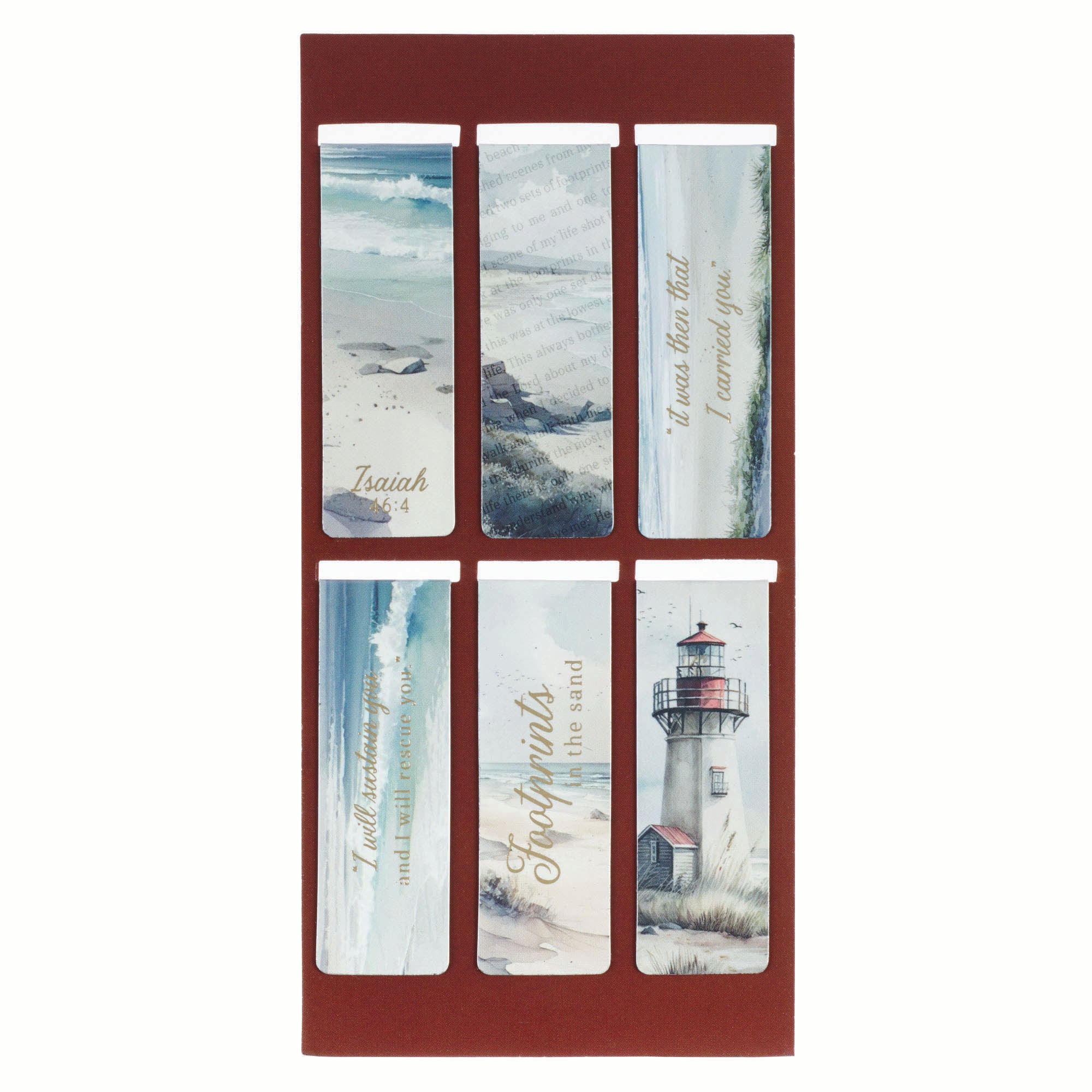 Magnetic Bookmark (Set or 6): Lighthouse Collection