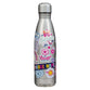 Water Bottle, Stainless Steel (503 ml): Shine for Jesus, Matt. 5:16, Silver (Stickers for Girls Collection)