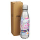 Water Bottle, Stainless Steel (503 ml): Shine for Jesus, Matt. 5:16, Silver (Stickers for Girls Collection)