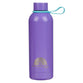 Water Bottle, Stainless Steel (503 ml): Wonderfully Made, Psalm 139:14, purple, includes 15+ sticker sheet, Shine for Jesus (Stickers for Girls Collection)