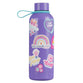 Water Bottle, Stainless Steel (503 ml): Wonderfully Made, Psalm 139:14, purple, includes 15+ sticker sheet, Shine for Jesus (Stickers for Girls Collection)