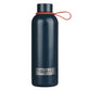 Water Bottle, Stainless Steel (503 ml): Strong and Courageous, Josh. 1:9; Navy - 15+ sticker sheet included (Be Brave, Space Collection)