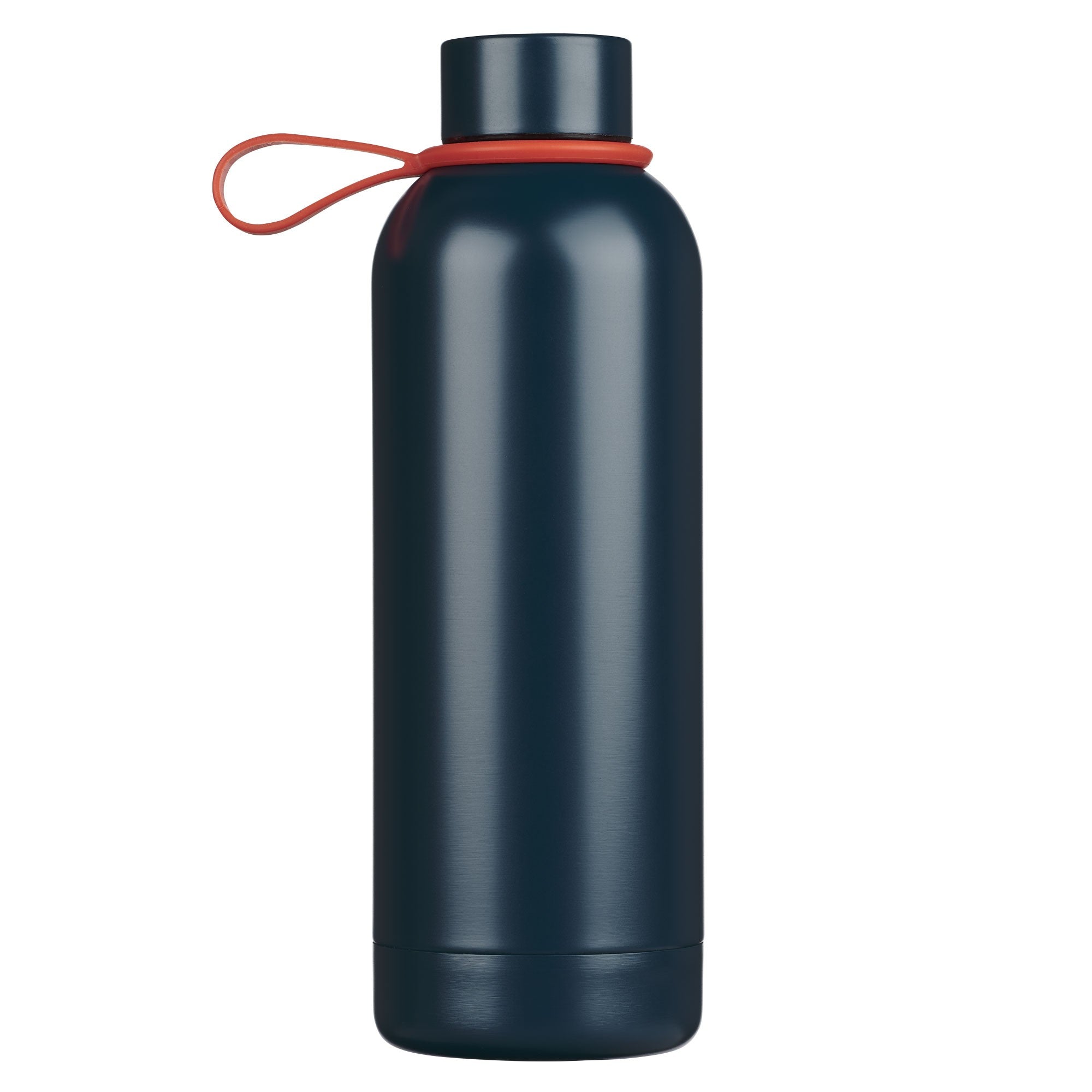 Water Bottle, Stainless Steel (503 ml): Strong and Courageous, Josh. 1:9; Navy - 15+ sticker sheet included (Be Brave, Space Collection)