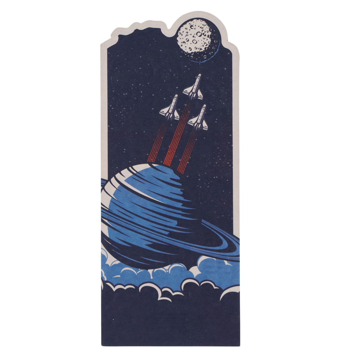Bookmark: Be Brave, Be Strong, Be Fearless (Joshua 1:9) Navy (Be Brave, Space Collection)