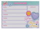 Undated Weekly Desktop Diary/Planner: Shine for Jesus (Stickers for Girls Collection)