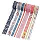Washi Tape (8 Roll Set): Rejoice Always 1 Thess. 5:16-18 (Grateful Garden Collection)