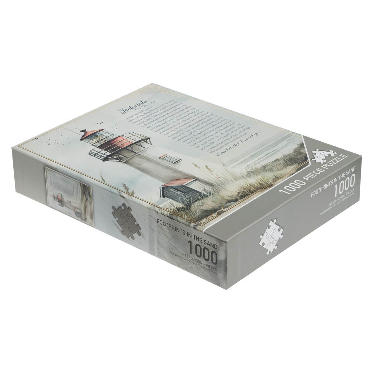 Jigsaw Puzzle (1000 Piece): Footprints (Lighthouse Collection)