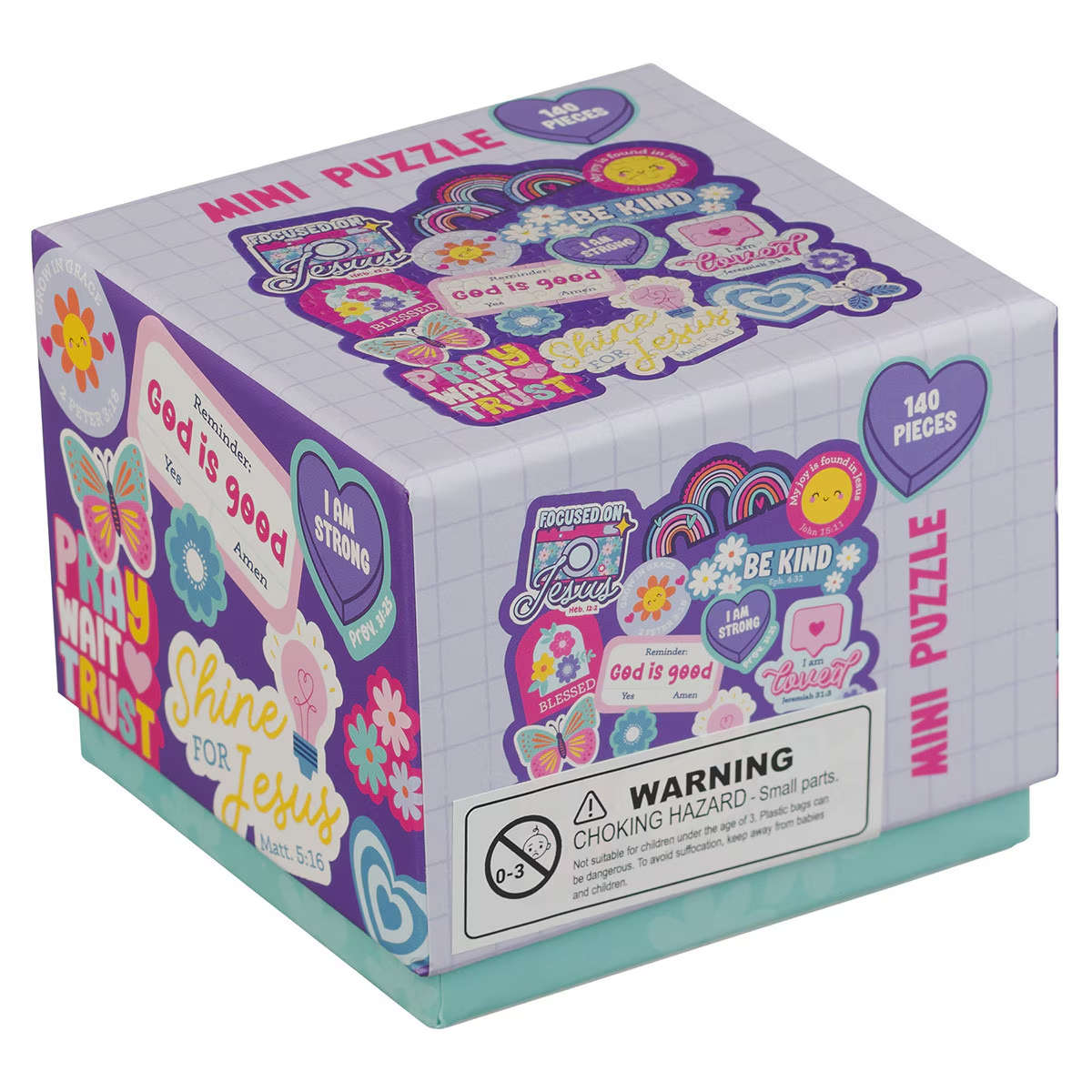 Jigsaw Puzzle (140 pieces): Shine for Jesus (Matt. 5:16) Stickers for Girls Collection